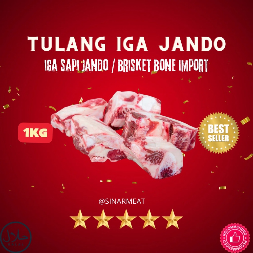 TULANG IGA JANDO SAPI DAGING PREMIUM 1KG
