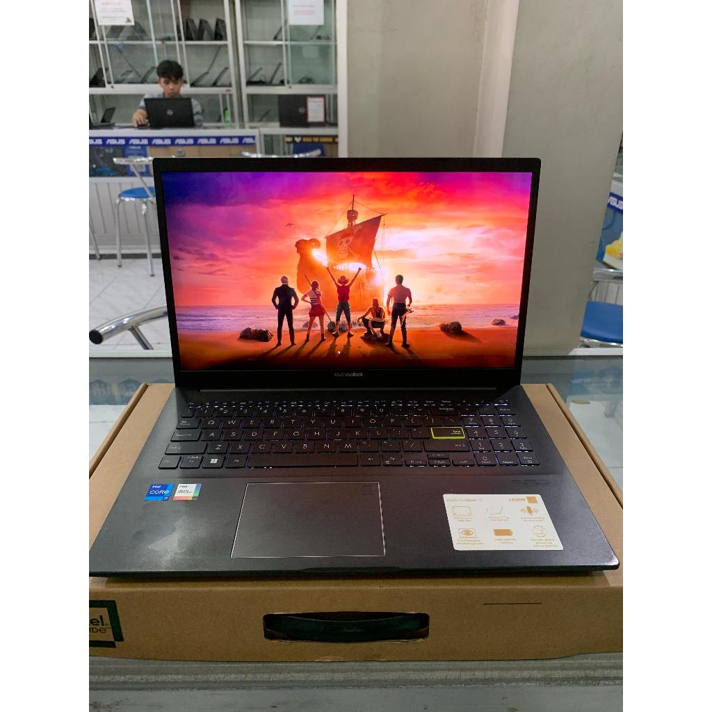 LAPTOP ASUS VIVOBOOK K513E Core i7-11 RAM 8GB/SSD 512GB WIN 11 LAYAR15"OLED SLIM SECOND LIKENEW