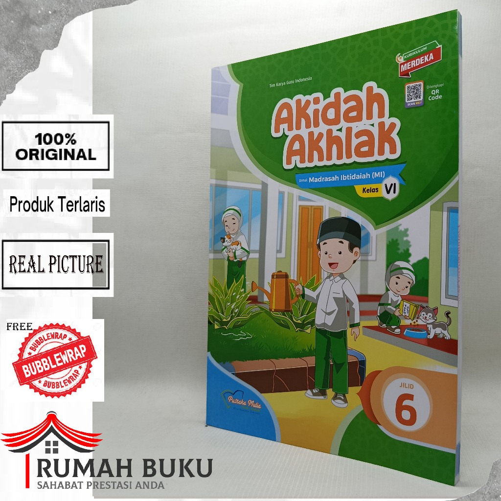 Akidah Akhlak Pustaka Mulia Kelas 6 Kurikulum Merdeka