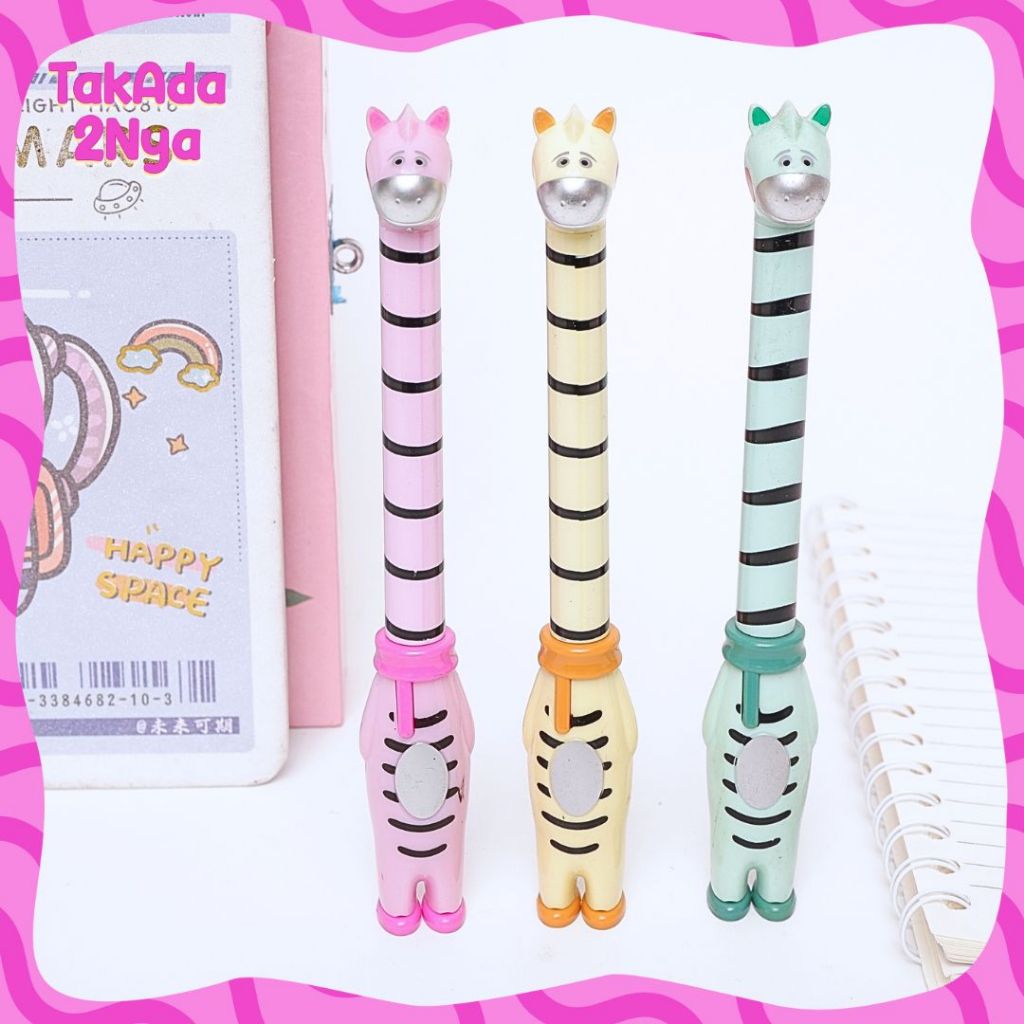 

Pena 3D Dinosaurus Zebra Bolpen Pen Pulpen Karakter Murah Lucu Dino Animal Zoo Alat Tulis Binatang