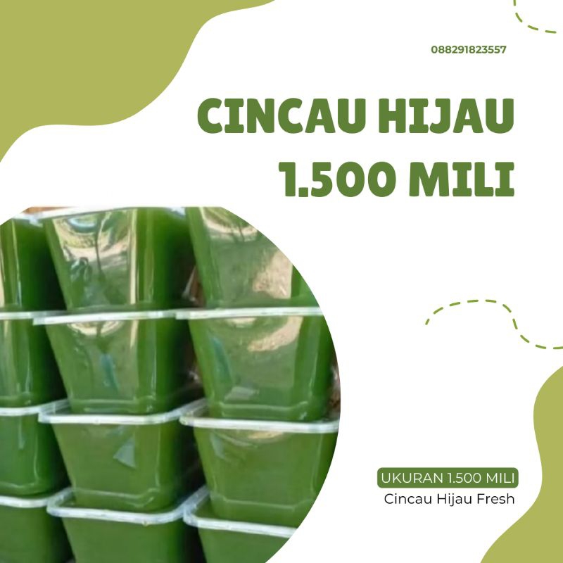 

Cincau Hijau Organik paket isi 10 pcs ukuran BOK 1500 mili