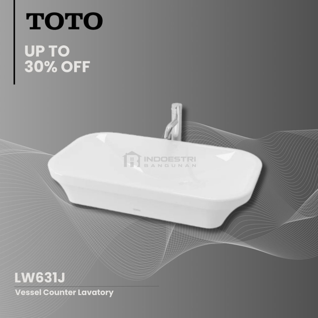 Wastafel TOTO LW 631 J / Wastafel Meja TOTO (Body Only)