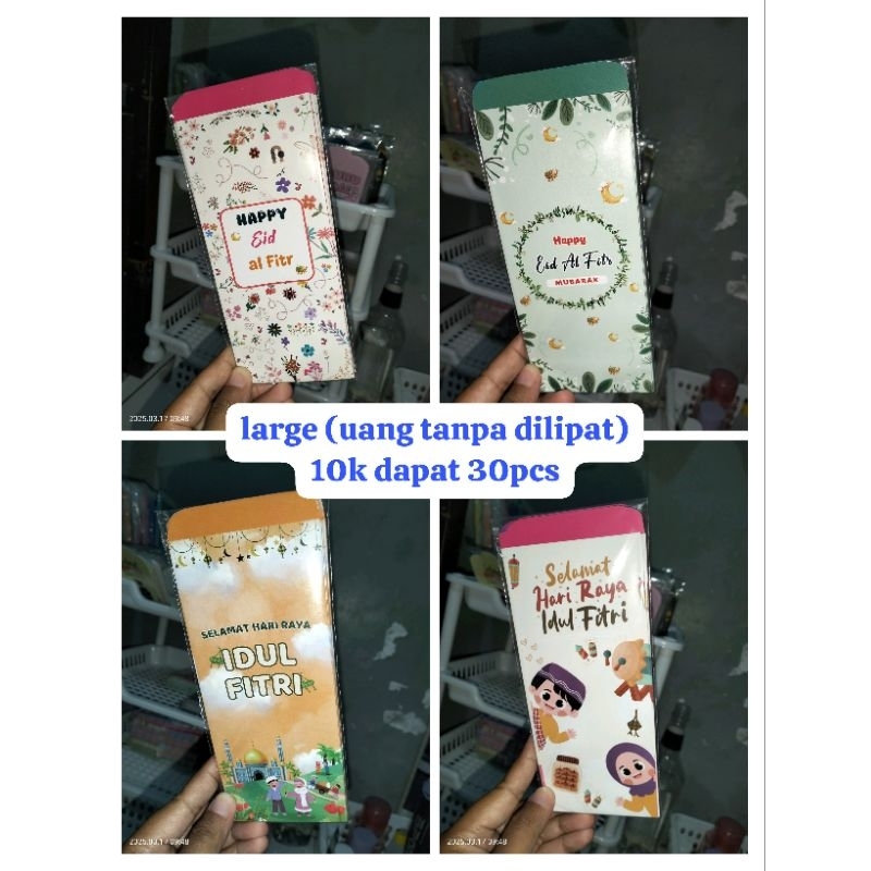 

AMPLOP LEBARAN SIZE "L" 10 RIBU DAPAT 30 PCS