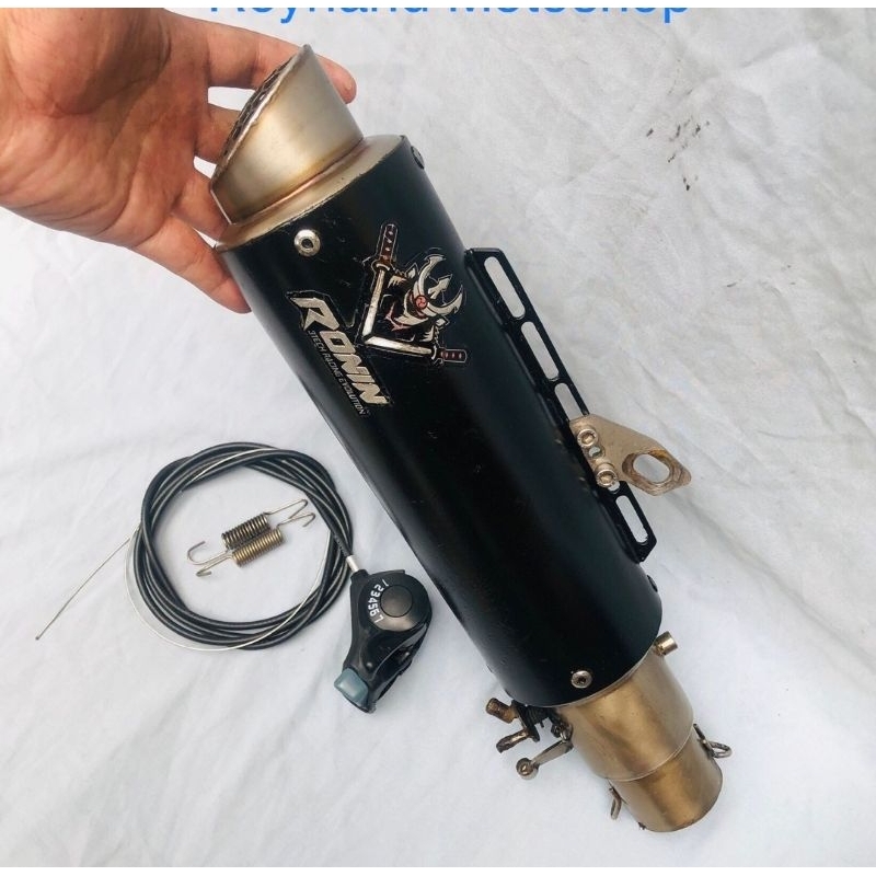 Knalpot 3 suara ronin katana 3tech