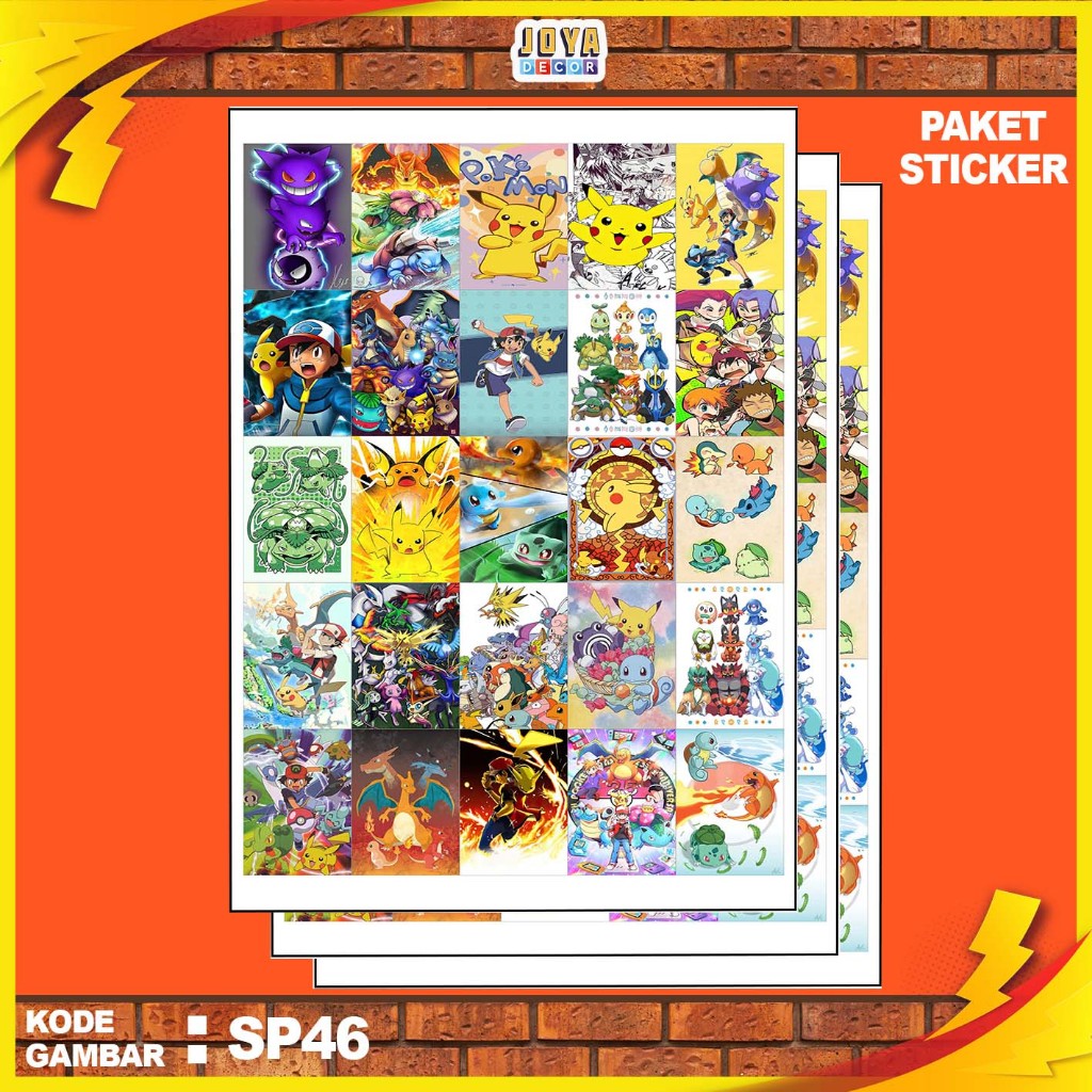 

GAMBAR STICKER POKEMON 1/ STIKER POKEMON 1 / PAKET STIKER POKEMON1 PER 25 PCS / KODESP46