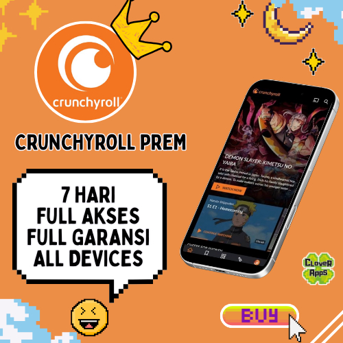 CRUNCHYROLL PREM 7 HARI TERMURAH
