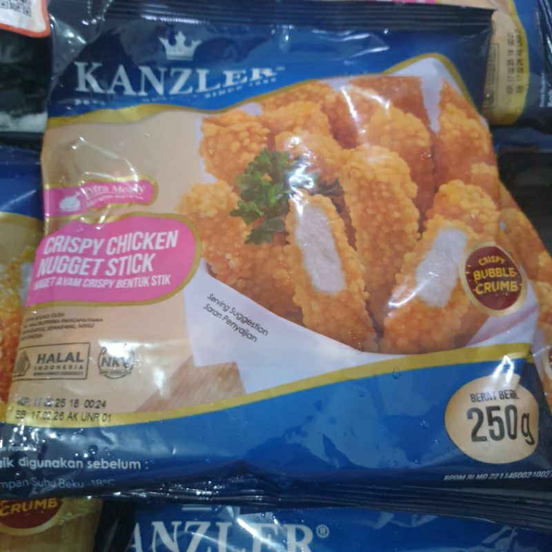 

Kanzler Crispy Chicken Nugget Stick 250 Gram