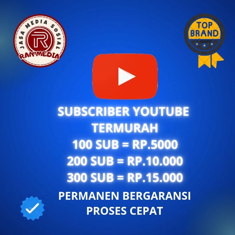 Subscriber Youtube Termurah