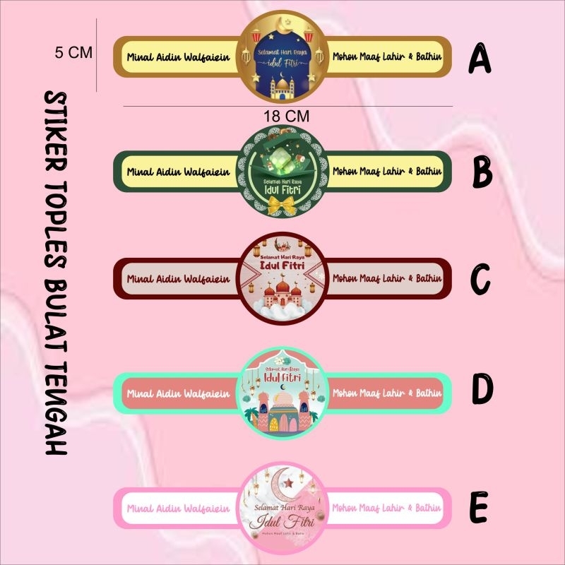 

(15pcs) STIKER TOPLES LEBARAN STIKER TOPLES BULAT TENGAH