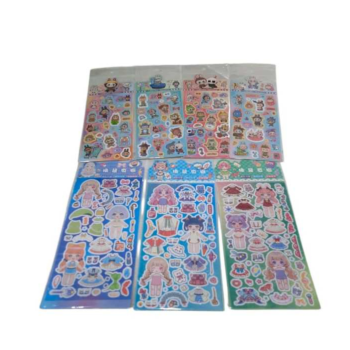 

Aneka Jenis Sticker Wardrobe Change & Sticker Labubu Anak Lucu