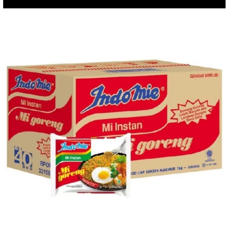 

Indomie mie instan goreng 1dus