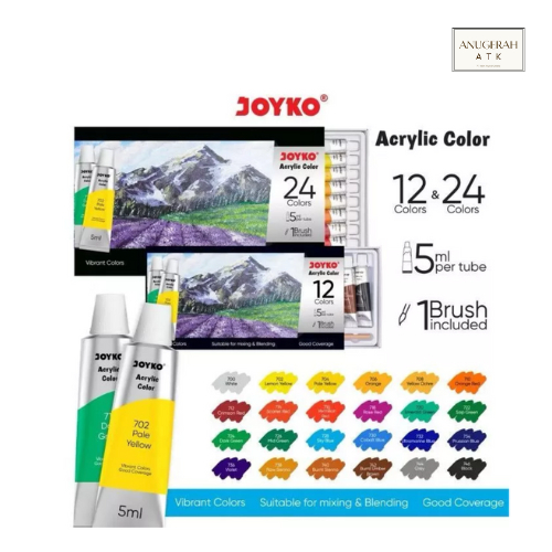 

Cat Akrilik Joyko ACC 5 Isi 24 Color