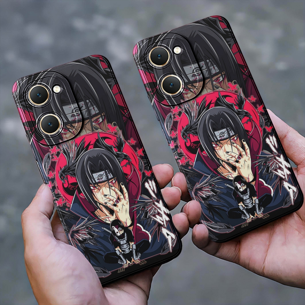 Softcase Hp Motif Itachi Uchiha Untuk Vivo Y20 Y12S Y12 Y15 Y17 Y91 Y93 Y95 Y30 Y50 Y91C Y1S Y19S Y3
