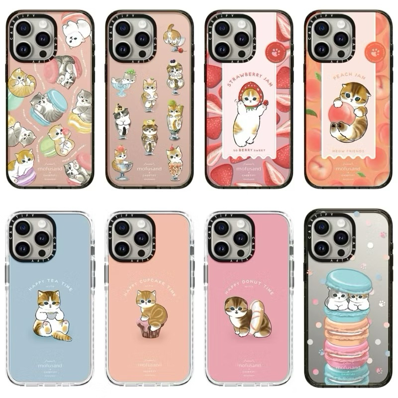Casing Casetify Tpu Cat Mofusand Phone Case Iphone 12 12PRO 12PROMAX 13 13PRO 13PROMAX 14 14PRO 14PR