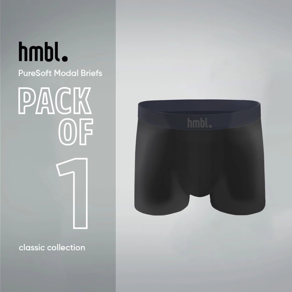 GAMAL | PureSoft Modal Boxer Briefs by HMBL | Size M-XXL | Celana Dalam Pria Super Nyaman