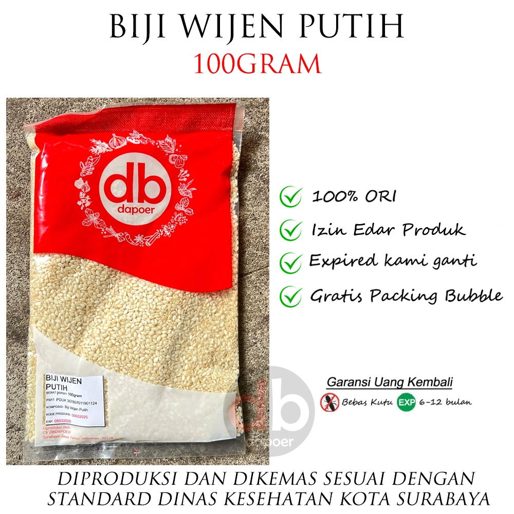 

Wijen Putih 100gram