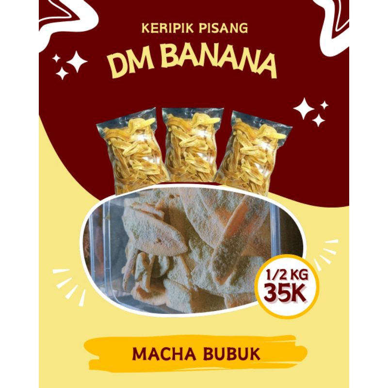 

Keripik Pisang Macha Bubuk