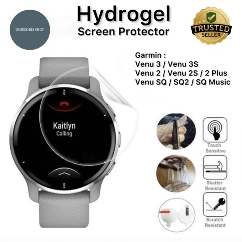 Anti Gores Hydrogel Garmin Venu 4 / Venu 3 / Venu 2 / Venu SQ Screen Protector for Garmin Venu all t