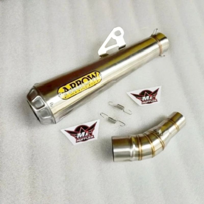 Knalpot Silincer ARROW Pipa Slip On CBR150R CB150R NINJA250 R25 MT25 CBR250R CBR LOKAL CBR 250RR