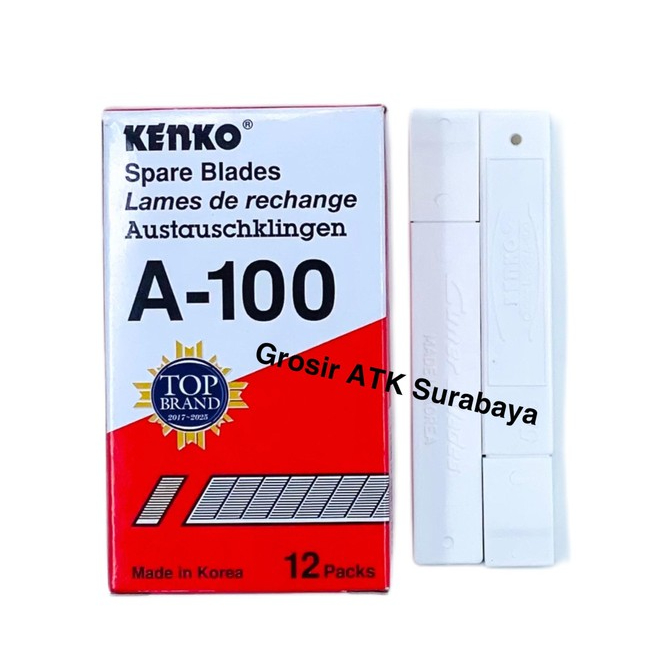 

( DAPAT 1 TUBE ) ISI CUTTER KENKO A-100 KECIL / Refill Pisau Cutter Cuter Kenko A-100 A100 Original