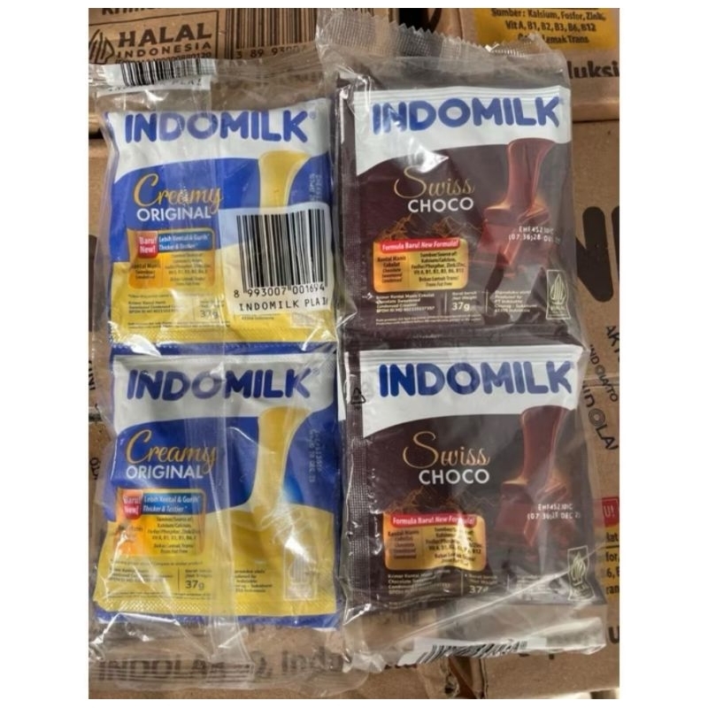 

Indomilk Susu Kental Manis Sachet 37gr isi 6 Sachet