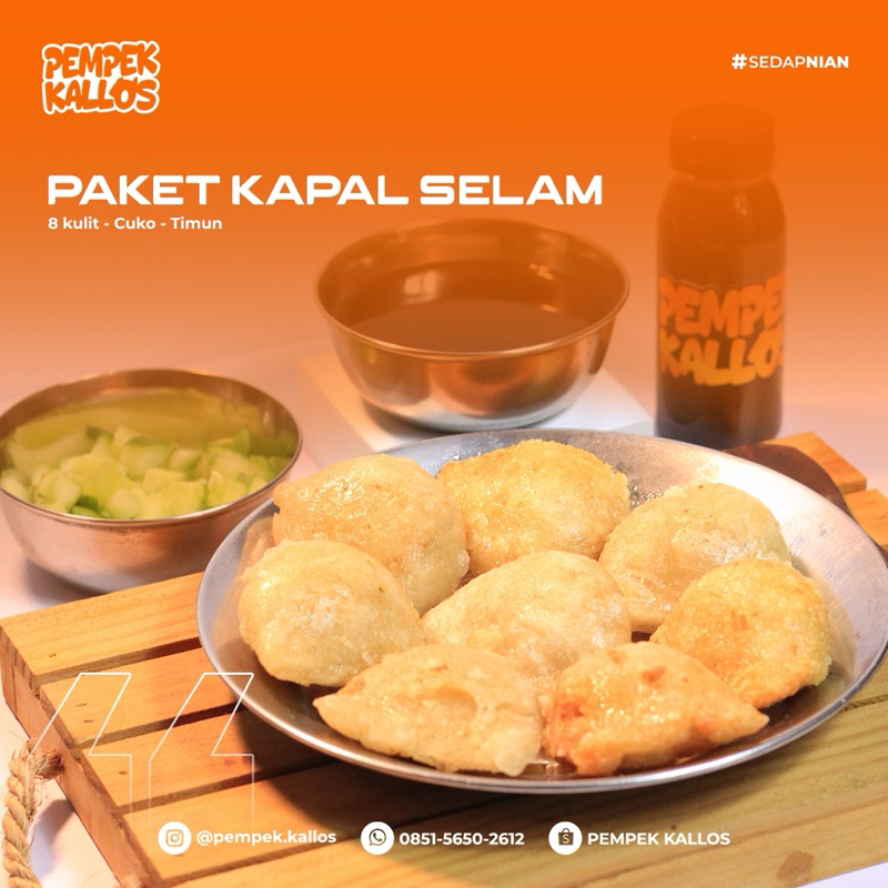 

PEMPEK FROZEN FOOD ASLI PALEMBANG - Paket Kapal Selam - 8 Kapal Selam + Cuko Kental