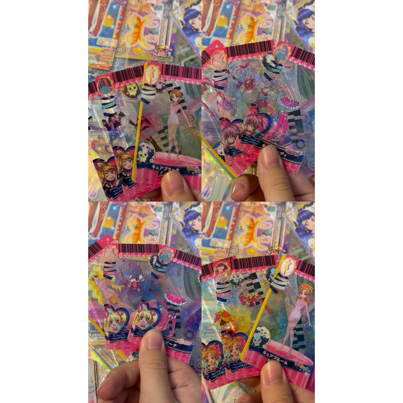 Happiness Charge Pretty Cure Pre Cards Merchandise All stars Cure black,melody,bloom,peach