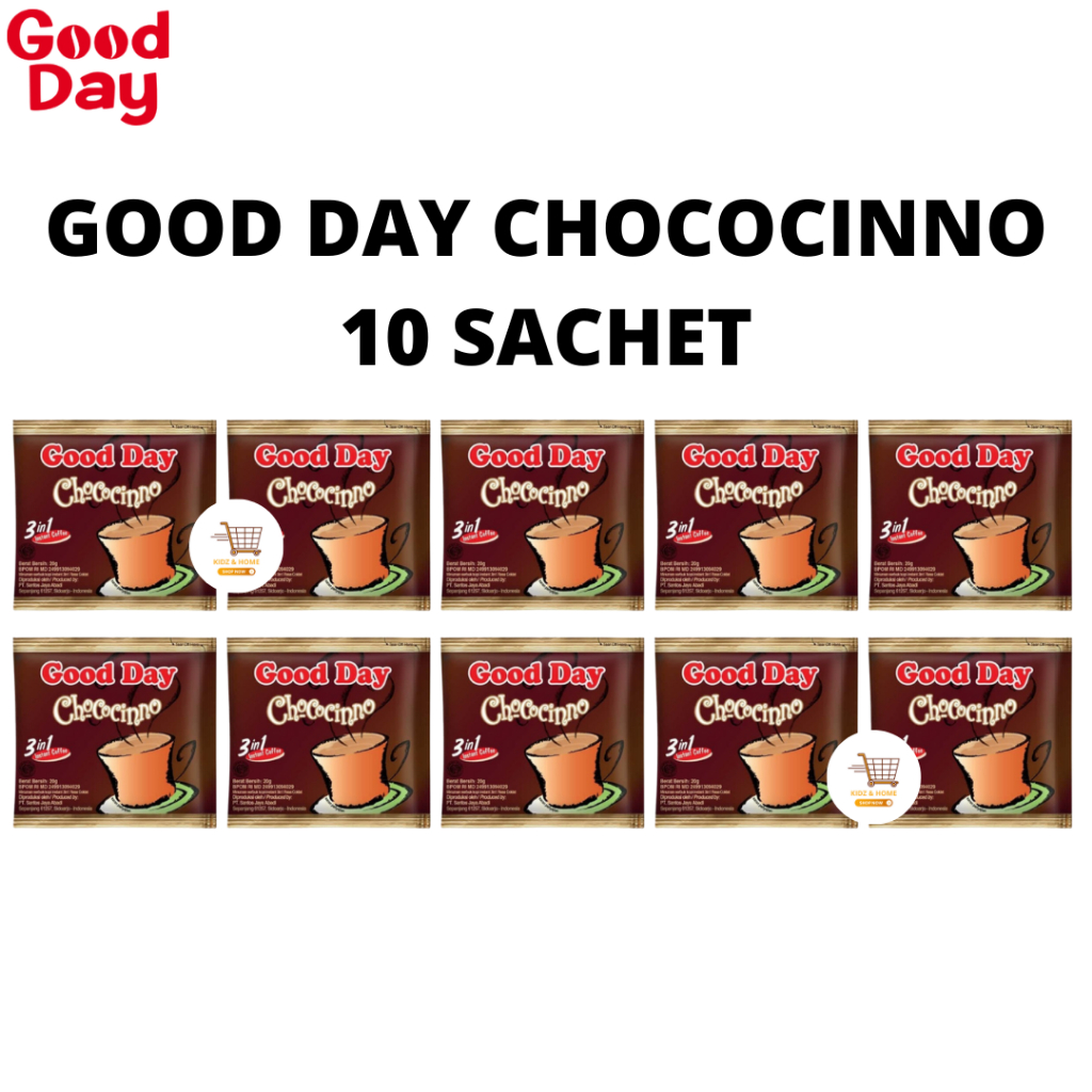 

COFFEE GOOD DAY CHOCOCINNO 3in1 - KOPI INSTAN GOOD DAY 3in1 RENCENGAN MURAH