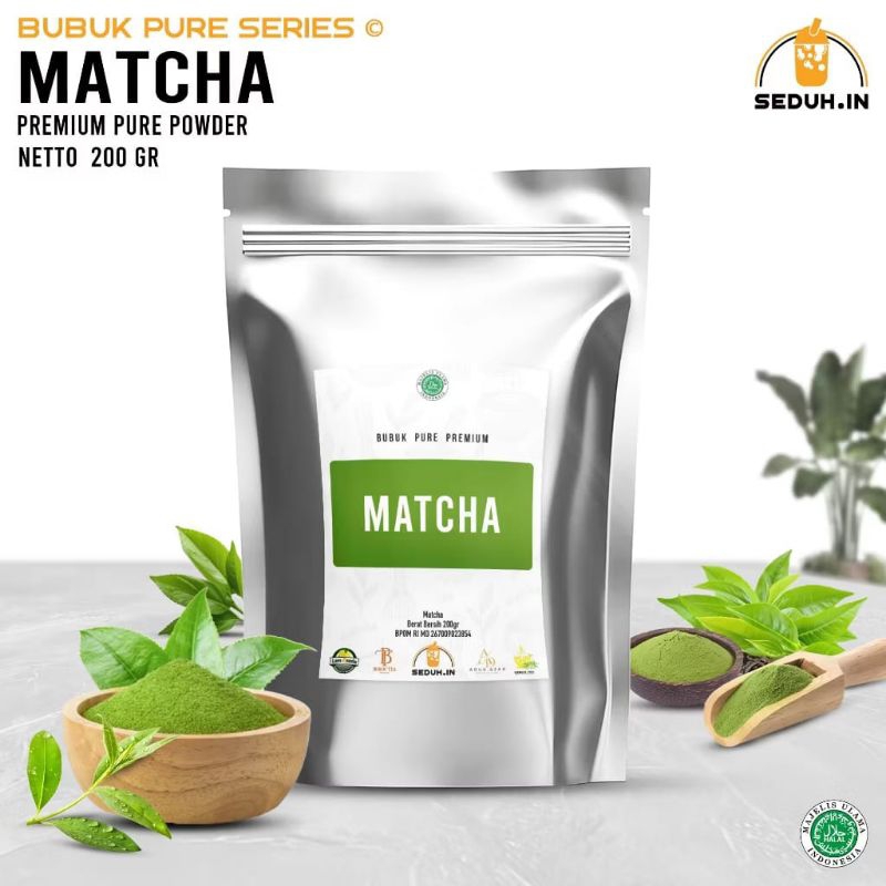 

Bubuk Pure Matcha Green Tea Original 200 gr / Premium Jepang