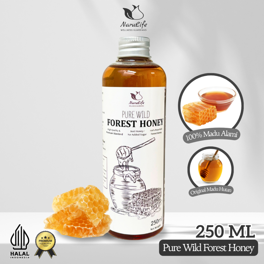 

Narulife Madu Hutan Asli 100% Murni Tanpa Campuran 250ml PREMIUM