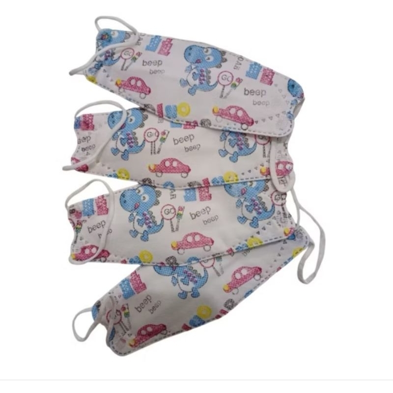 Masker anak KF94  motif 10 pcs karakter