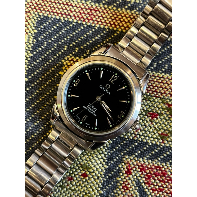 Arloji Jam tangan Omega DeVille Swiss Doble Automatic Second Preloved