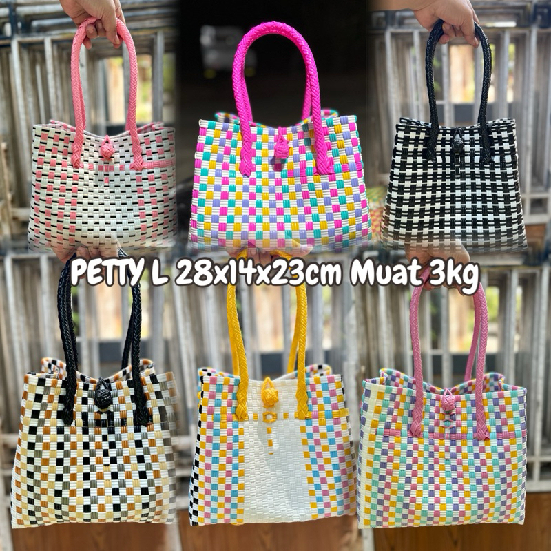 Tas Jali PETTY L 28x14x23cm Muat 3Kg - MAJID TAS HANDMADE
