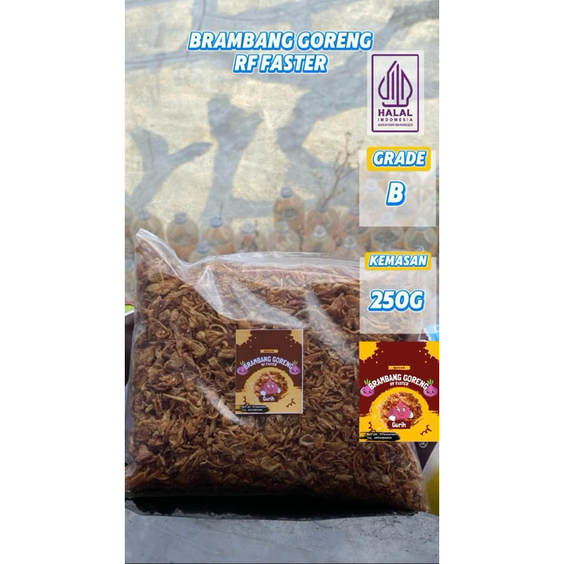 

{GRADE B} BRAMBANG GORENG 250Gram GRADE B