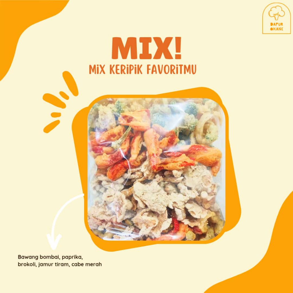 

Keripik Sayur Varian Mix 500 Gram