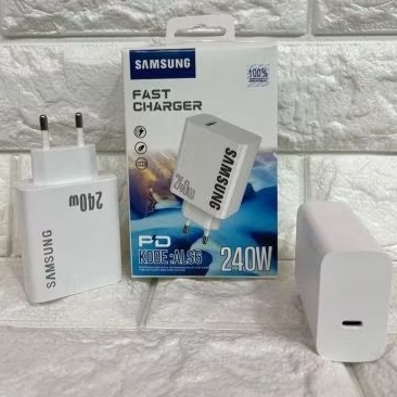 Batok Kepala charger Ori Samsung 240W Fast charging Lubang USB Type-C (ALS6)