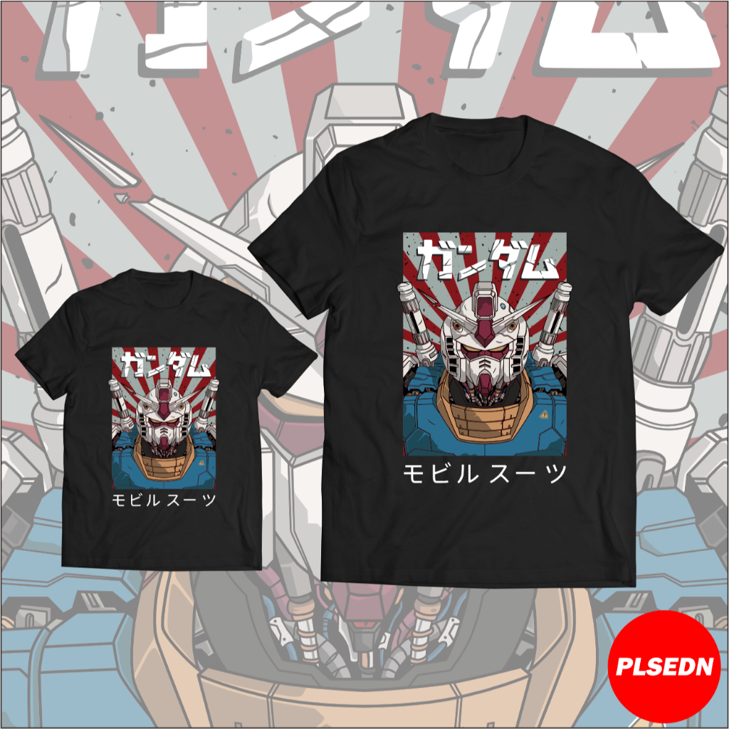 kaos Gundam robot anak junior dewasa
