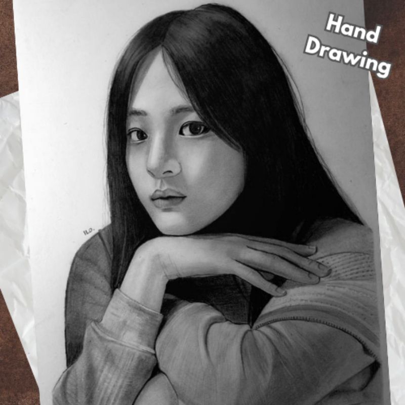 

Jasa Gambar Realis A4 – Sketsa Wajah Handmade Kado Unik