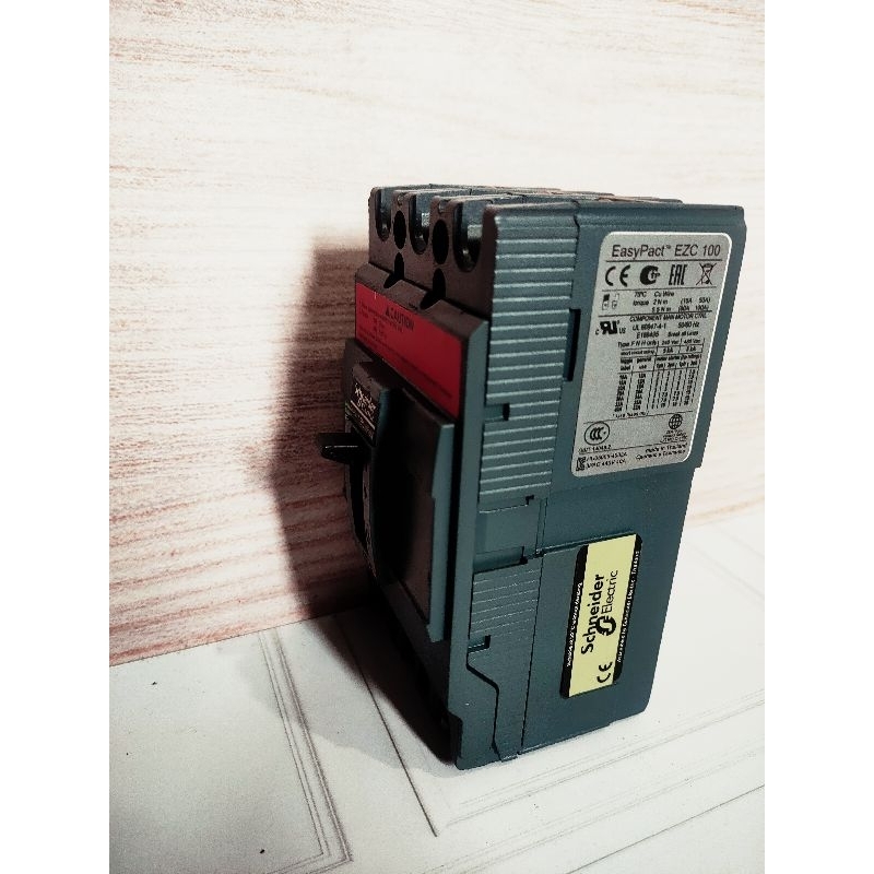 MCCB BREAKER SCHNEIDER EASYPACT poles 3phase second original 25a 40a 30a 75a 80a 100a