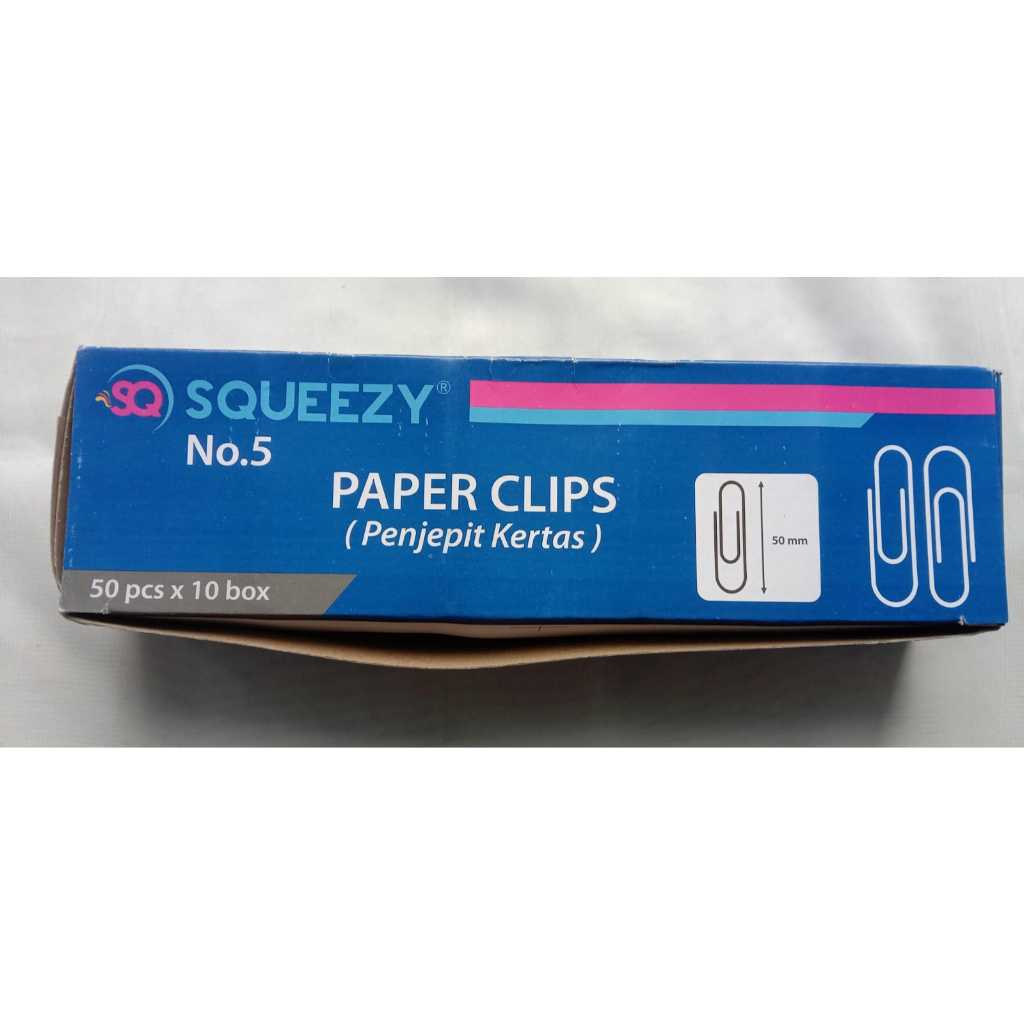 

Paper Clip Squeezy Warna Silver
