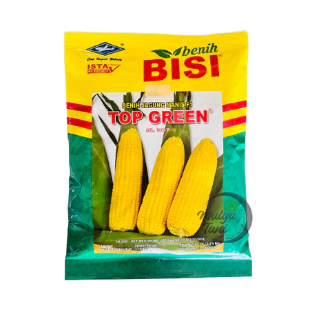 Benih Jagung Manis Top Green 250gram Cap Kapal Terbang