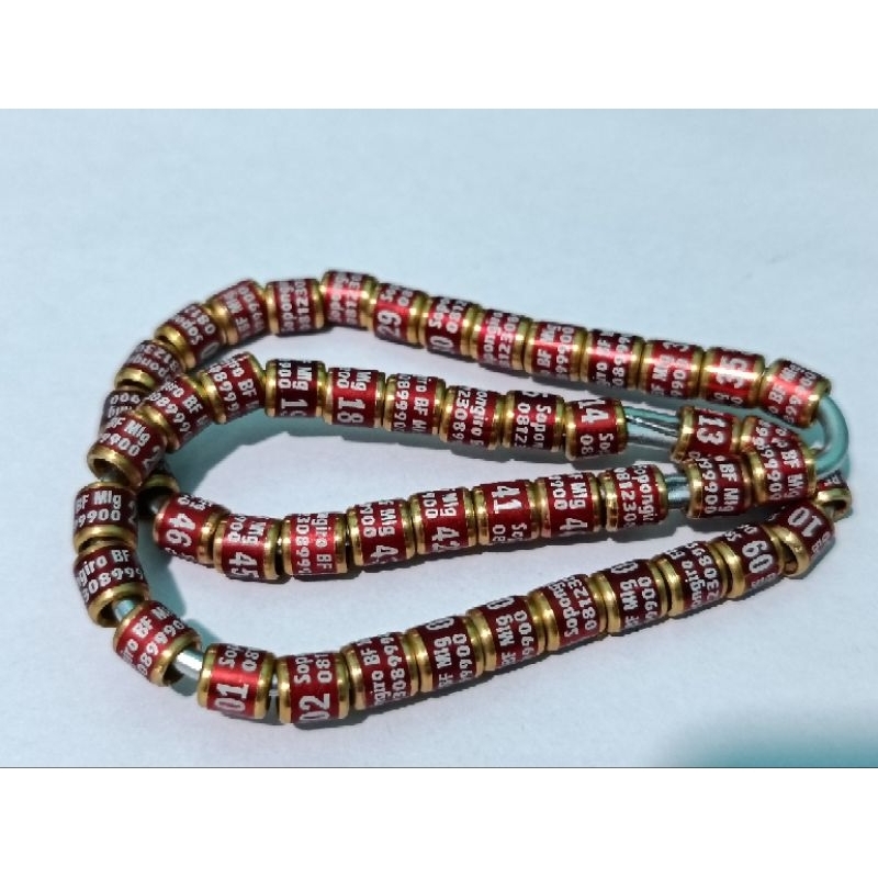 RING PERKUTUT CETAK NAMA ISI 25 BIJI