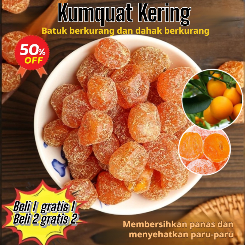

❤️24H Pengiriman Cepat❤️100g Dried Kumquat/Halal Manisan Buah Jeruk/Kumquat Kering Alami Tanpa Bahan Tambahan/Kumquat Kering Kaya Vitamin C/Gula Batu, Manisan Manis, Kumquat Kering/Camilan buah yang diawetkan/Camilan buah kering halal/Kim Kiet