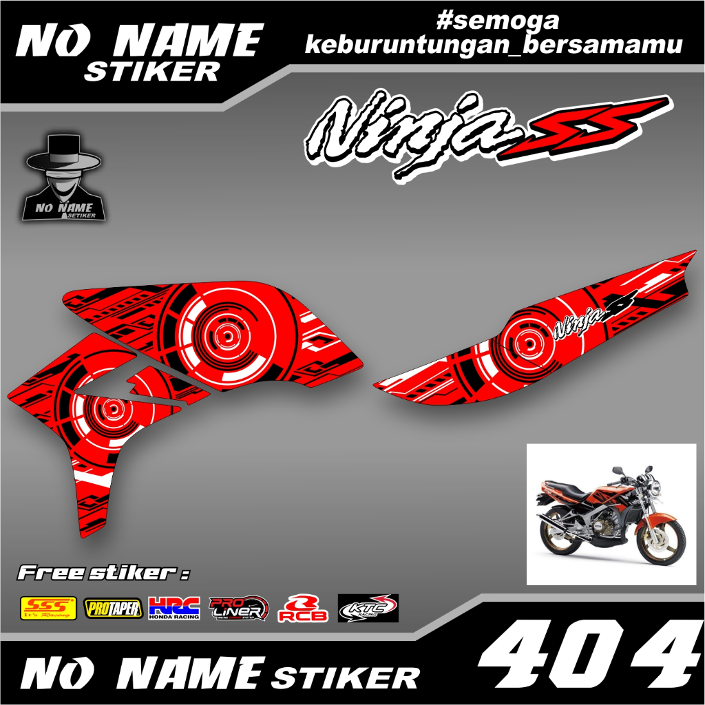 Striping Ninja Ss ( 404 ) sticker variasi ninja ss | setiker ninja