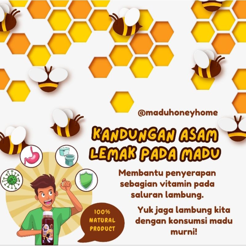 

Madu murni/asli Honey Home