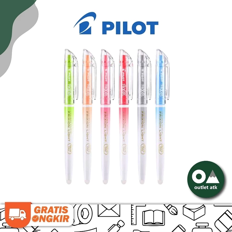 

Highlighter / Penanda Erasable Pilot Frixion Light Natural Color bisa di hapus Original Jepang