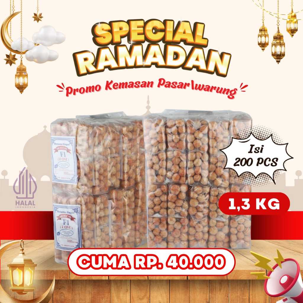 

[PROMO RAMADHAN] Tahu Mini Kering 1.3 KG Per Bal ISI 200 PCS CUMA 40.000
