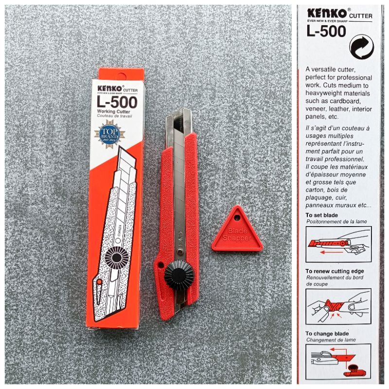 

Cutter Kenko L-500 Pisau Kater Besar