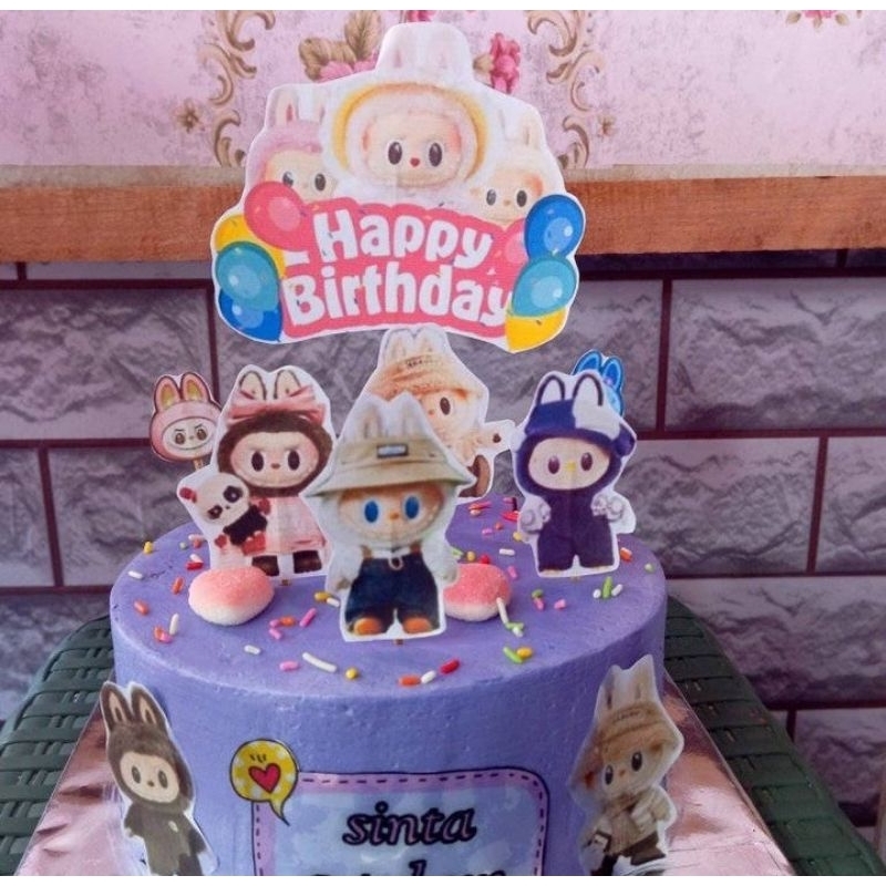 

kue ulang tahun labubu 16 cm