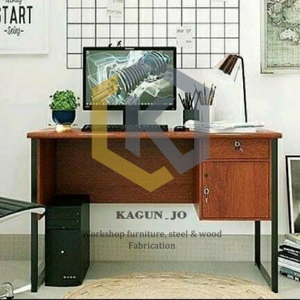 Meja Kantor Kaki Besi Meja Tulis